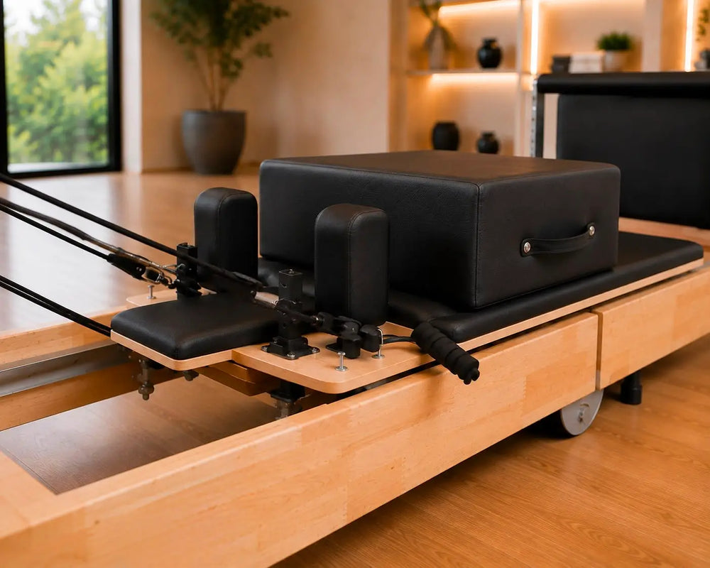 Gym Gear Oak Frame Foldable Home Reformer