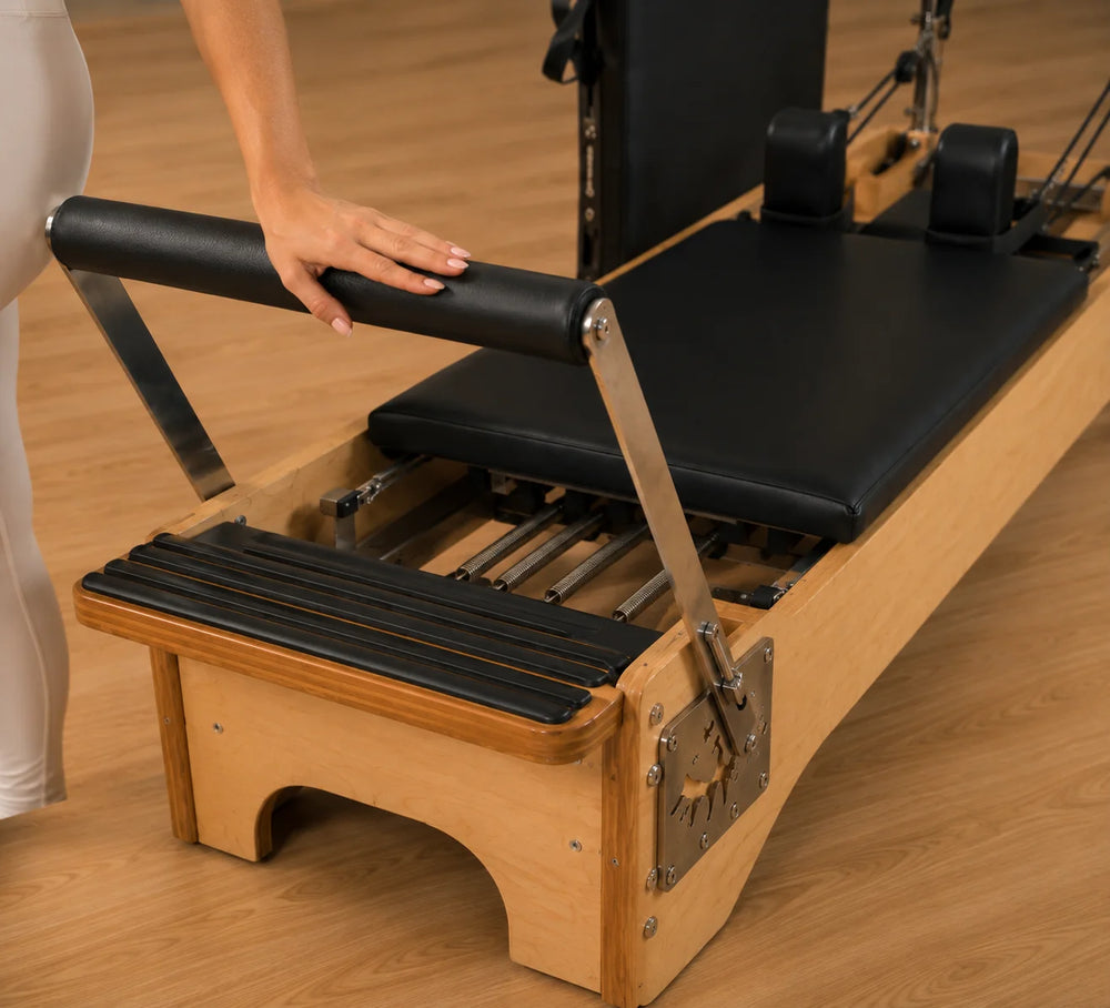 SET Pilates Master Wood Reformer with Tower