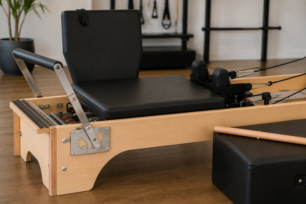 SET Pilates Master Wood Reformer Bed