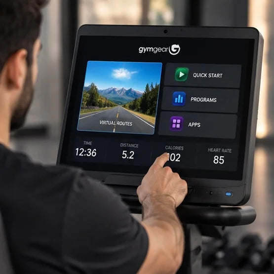 Gym Gear Endurance Touch Commercial Recumbent Bike