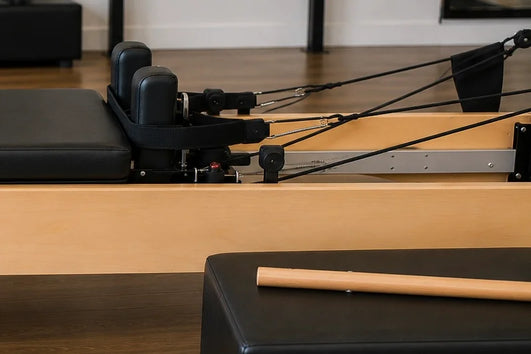 SET Pilates Master Wood Reformer Bed
