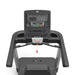 Origin Fitness Impulse AC4000 Commercial LED Treadmill shown from a front-facing angle against a solid white background, highlighting the console, handrails, and deck.