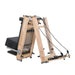 Gym Gear Oak Frame Foldable Reformer Pilates reformer machine on a white background