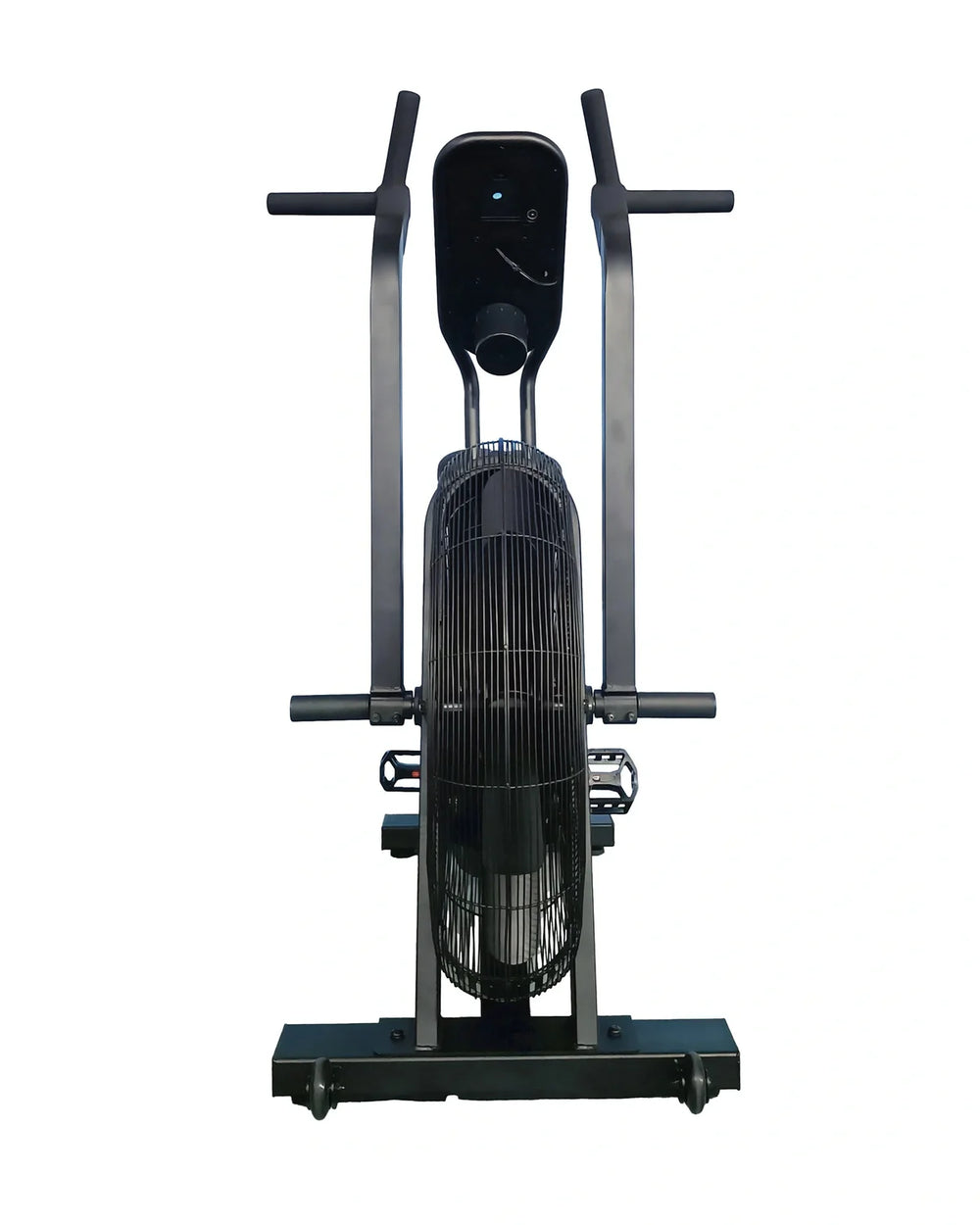 Gym Gear Hurricane Air Bike with digital display on a white background