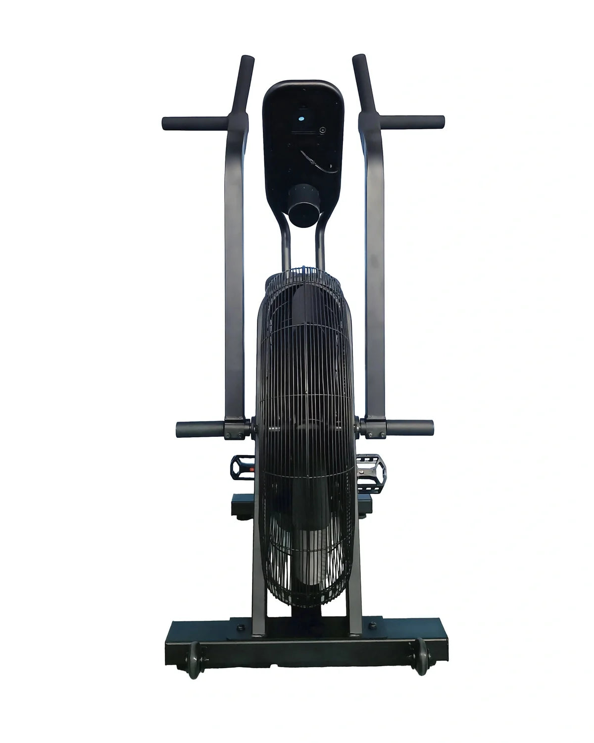 Gym Gear Hurricane Air Bike with digital display on a white background