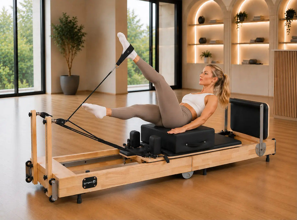 Gym Gear Oak Frame Foldable Home Reformer