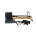 Origin Maple Wooden Studio Pilates Reformer Machine with accessories on a white background