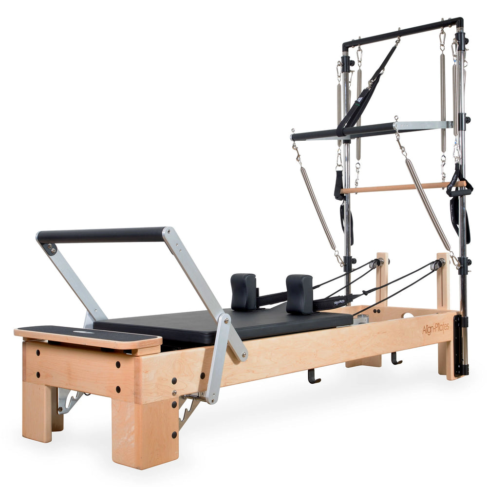 Align-Pilates M8-Pro Maple Wood Pilates Reformer with Tower (Half Cadillac)