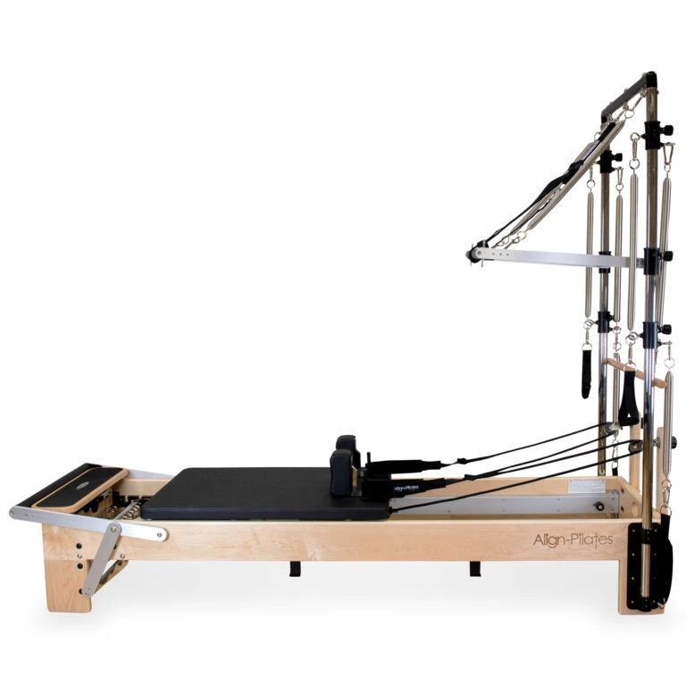 Align-Pilates M8-Pro Maple Wood Pilates Reformer with Tower (Half Cadillac)
