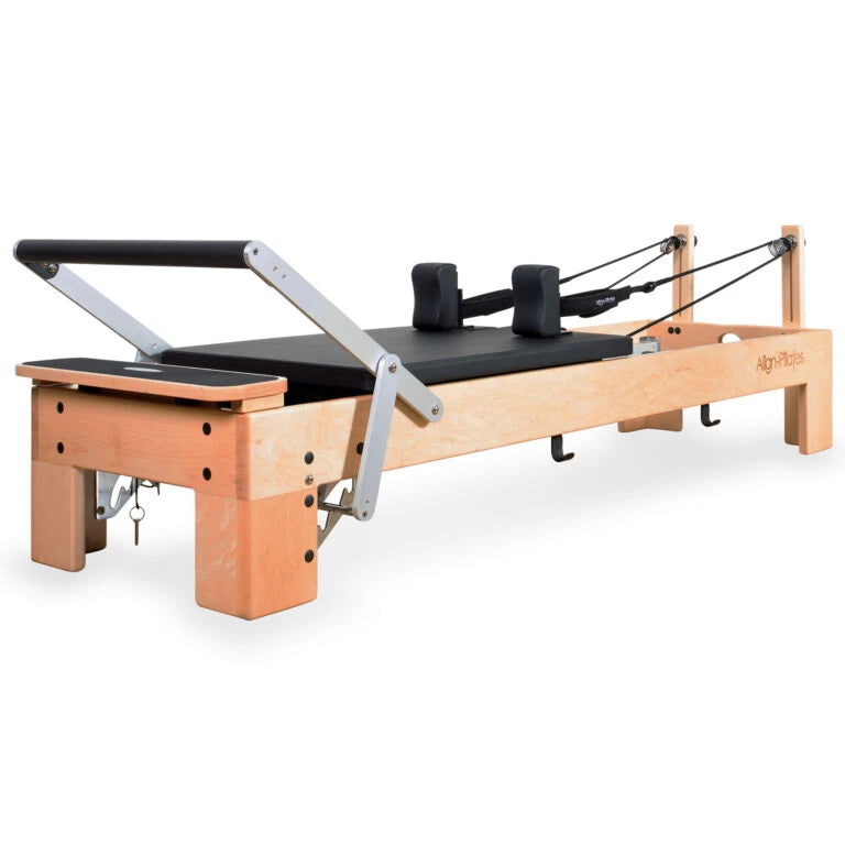Align-Pilates M8-Pro Maple Wood Pilates Reformer with Sitting Box