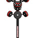Box Master boxing training stand with multiple black and red round punching pads mounted on a black metal stand, shown against a plain white background.