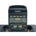 The front control panel of an Origin Fitness Impulse RT700 Commercial LED Treadmill - Black featuring a digital display screen and various control buttons, shown against a plain white background.