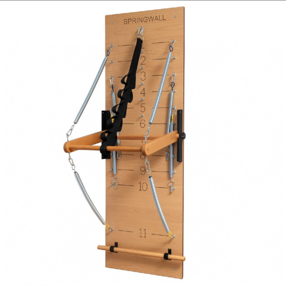 Atro Pilates Premium Wooden Springboard Spring Wall Unit