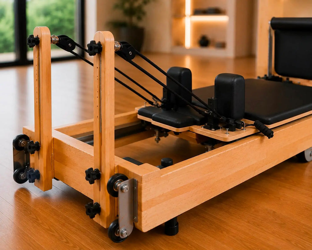 Gym Gear Oak Frame Foldable Home Reformer