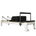 Origin Commercial Aluminium Studio Pilates Reformer Machine on a white background